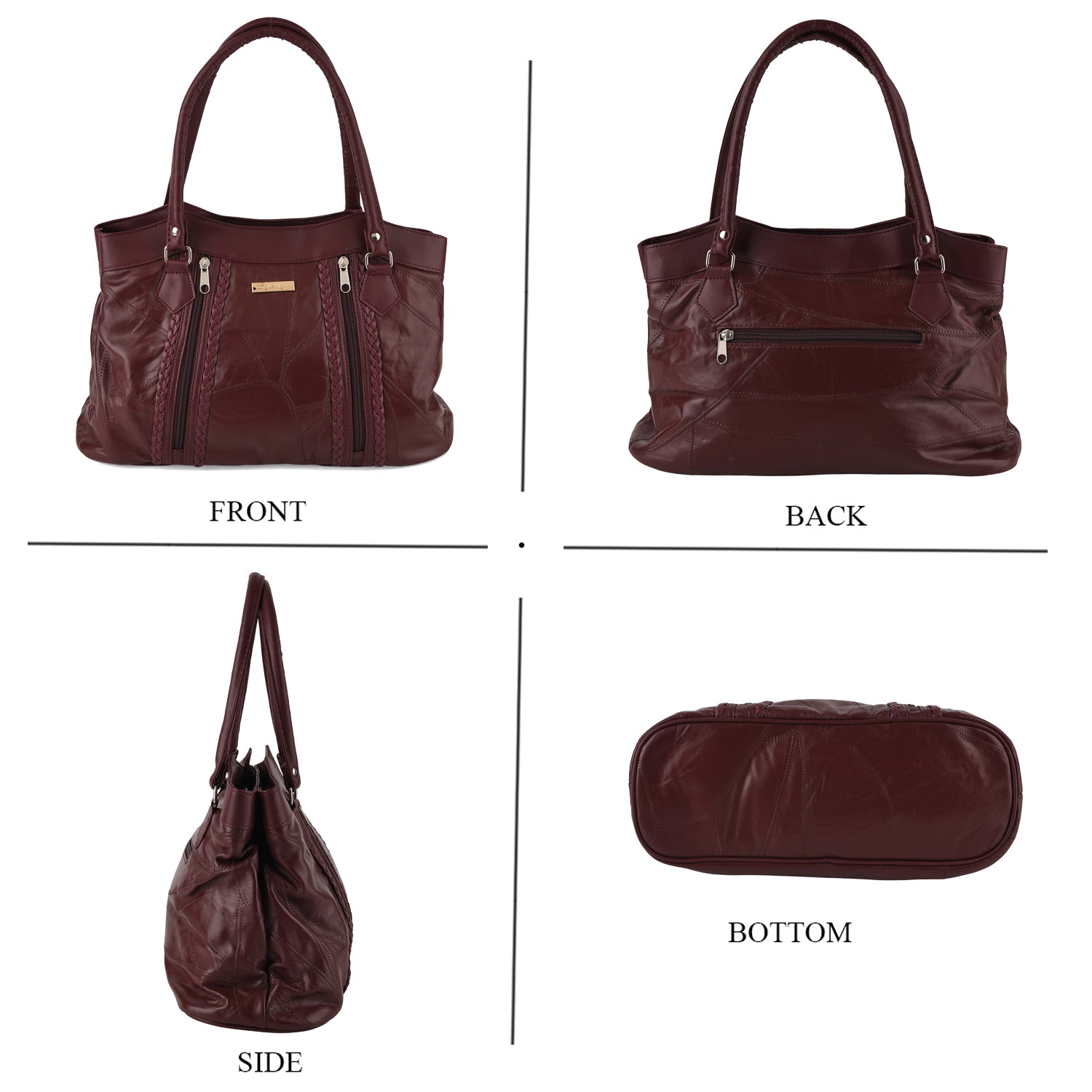 Styled By Crossbody Bag (Size - One Size) - Burgundy_8514474_4