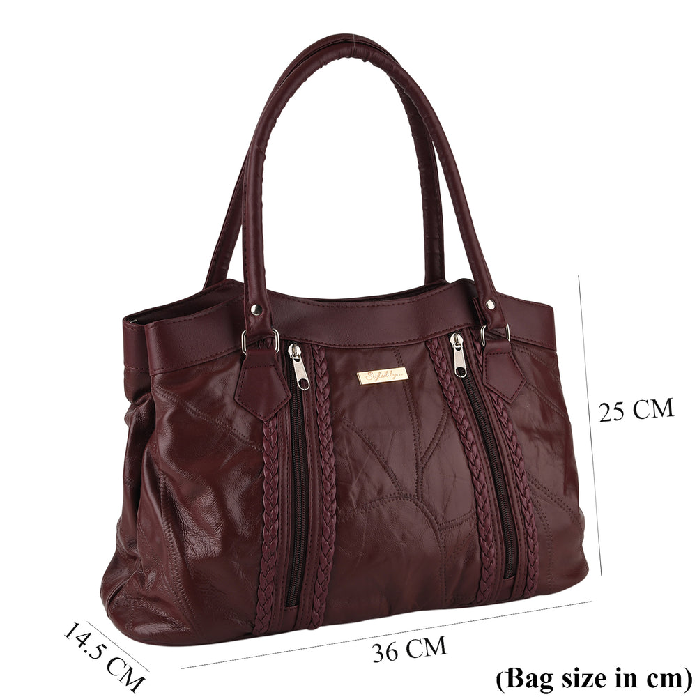 Styled By Crossbody Bag (Size - One Size) - Burgundy_8514474_7