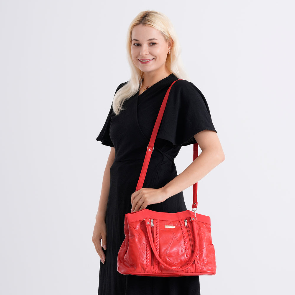 Styled By Crossbody Bag (Size - One Size) - Red_8514475_2