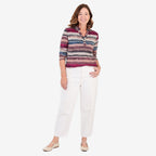 & Maisi Brushed Collar Top (Size L) - Pink_8515380_1