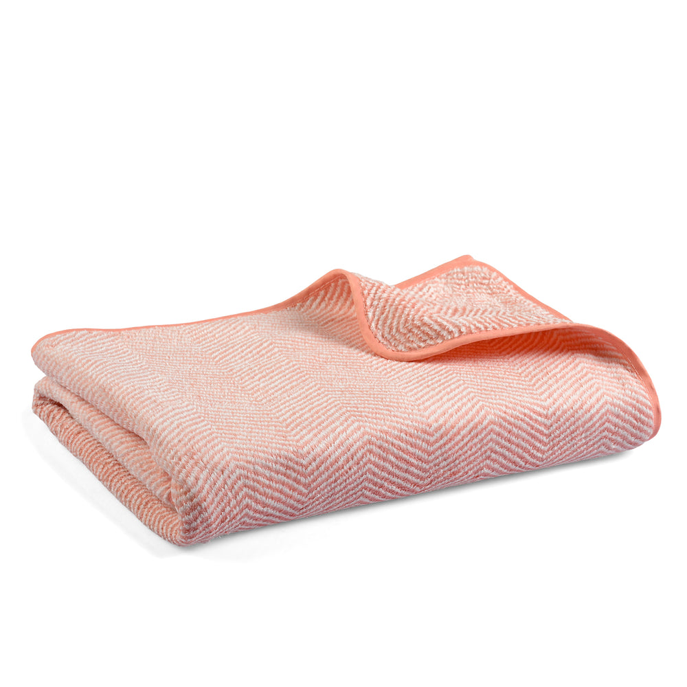 Bliss & Beyond Patterned Towel (Size 70x1 cm) - Orange_8516101