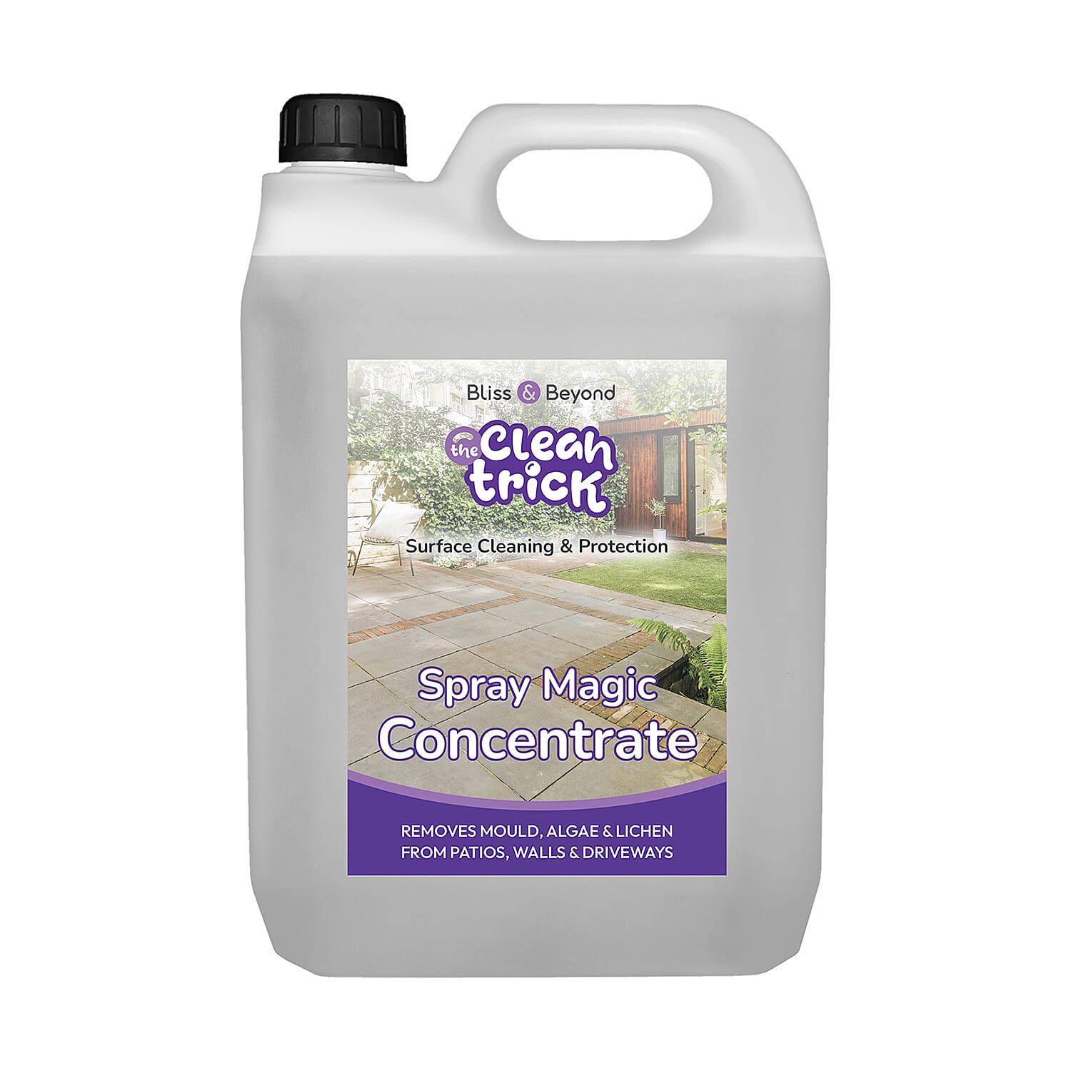 The Clean Trick Spray - Leave 1 x 5L Concentrated Outdoor Cleaner