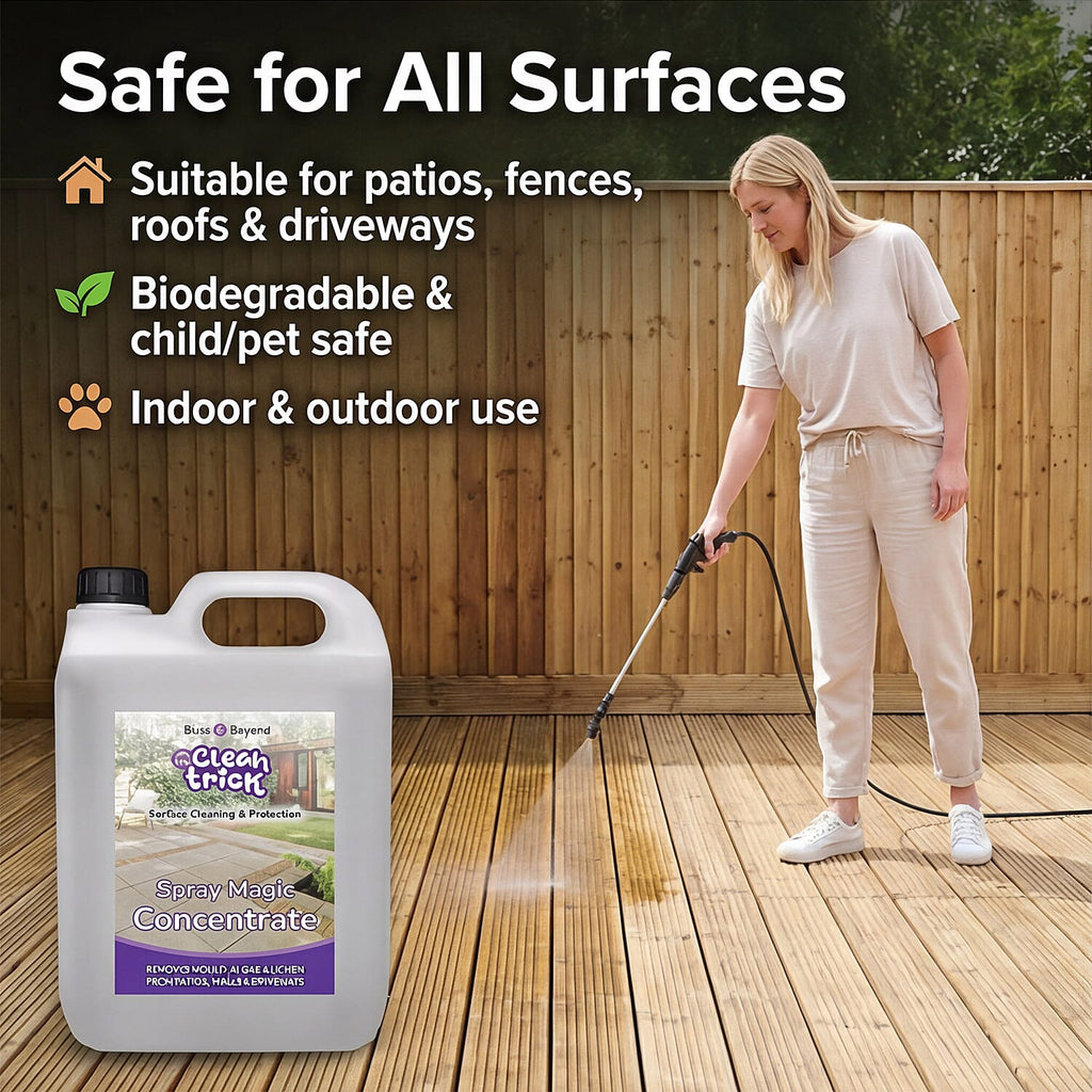The Clean Trick Spray - Leave 1 x 5L Concentrated Outdoor Cleaner