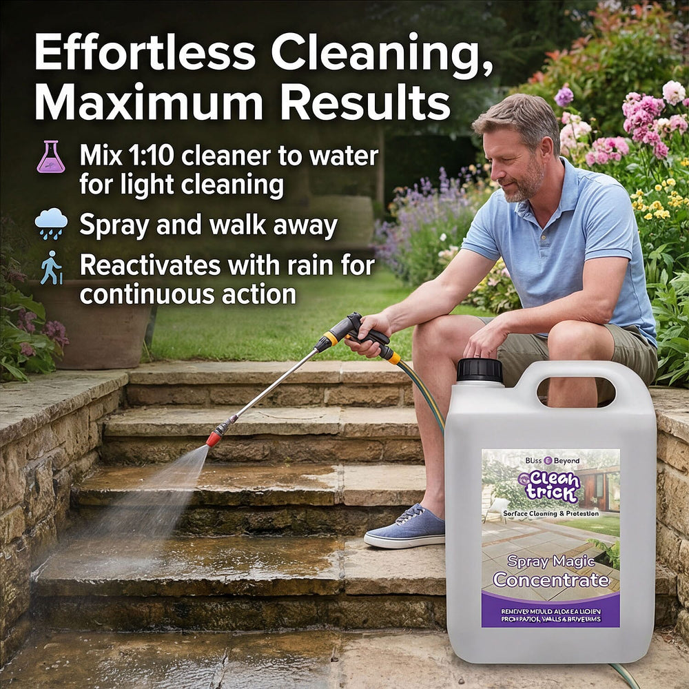 The Clean Trick Spray - Leave 1 x 5L Concentrated Outdoor Cleaner