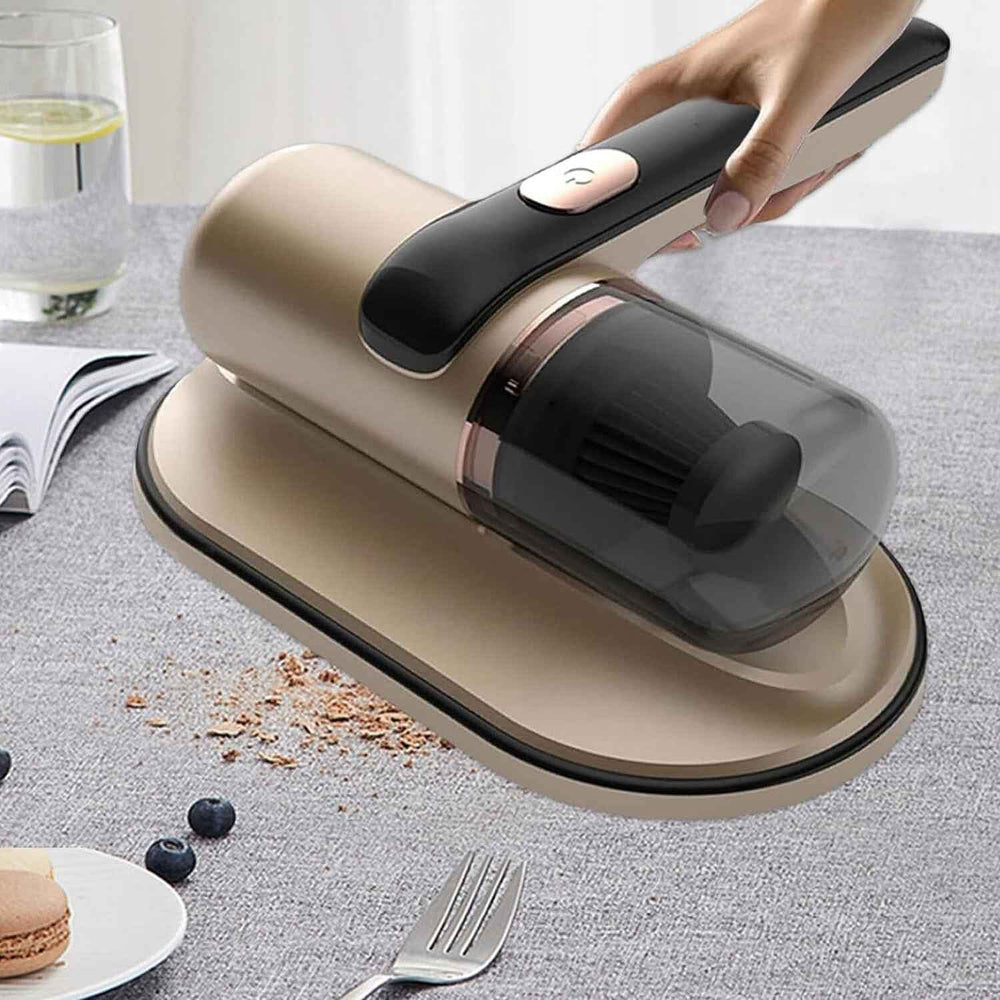 UV Protected Hand Held Bed Vacuum Cleaner -  Gold
