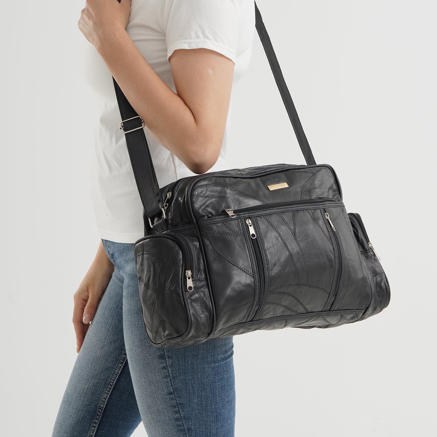 Styled By Crossbody Bag (Size - One Size) - Black_8517771_3