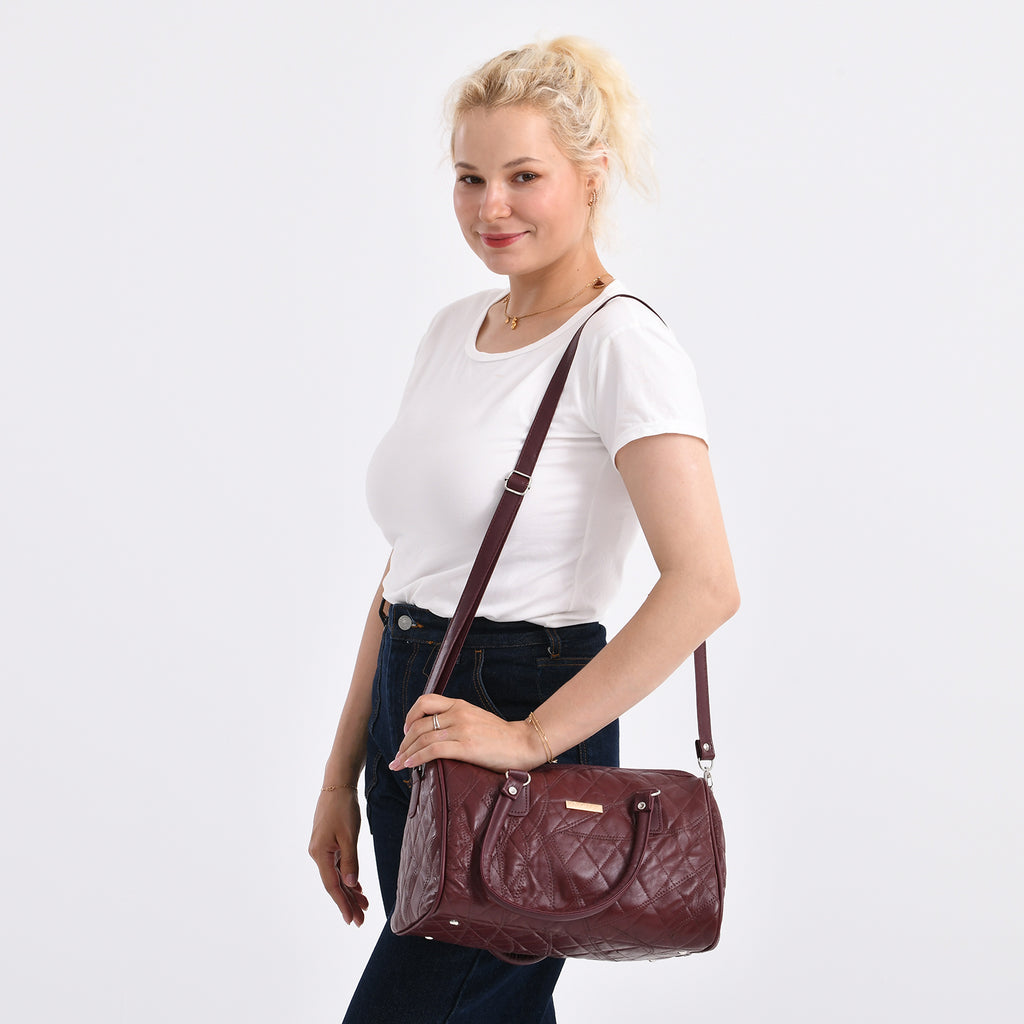 Styled By Crossbody Bag (Size - One Size) - Burgundy_8517791_1