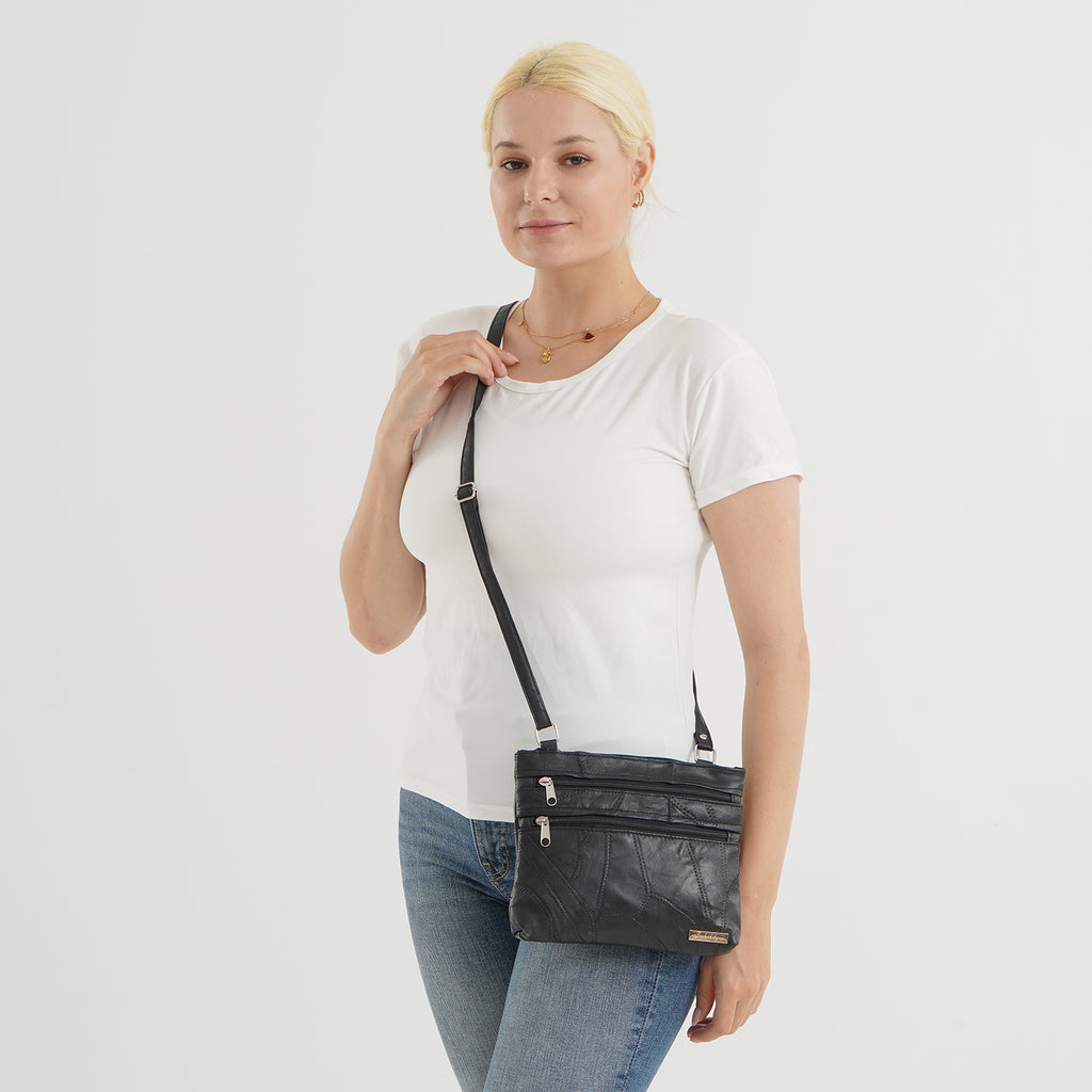 Styled By Crossbody Bag (Size - One Size) - Black_8517814_2