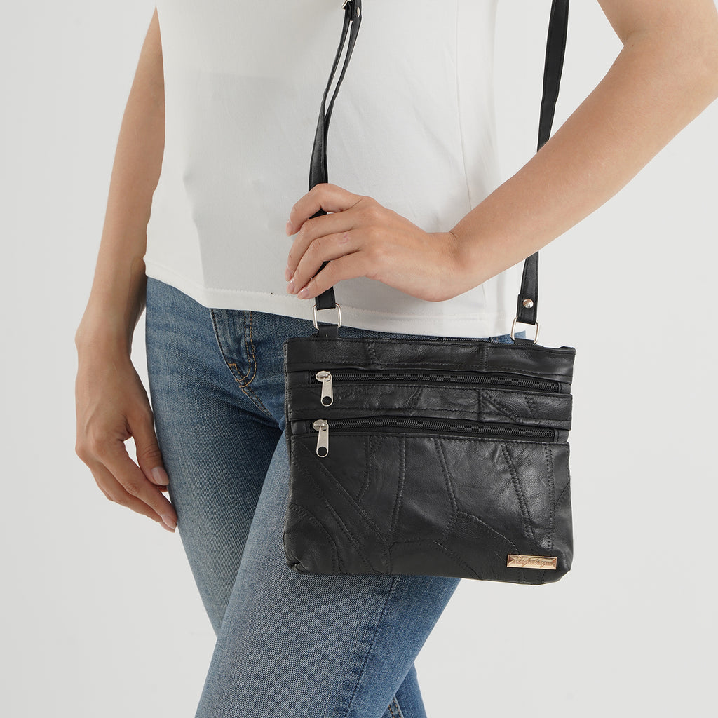 Styled By Crossbody Bag (Size - One Size) - Black_8517814_3