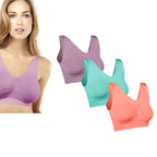 Comfortisse Set Of 3 Velform Seamless Extra Soft Bras Colours (Size XL) - Multi Colour_8518106_2