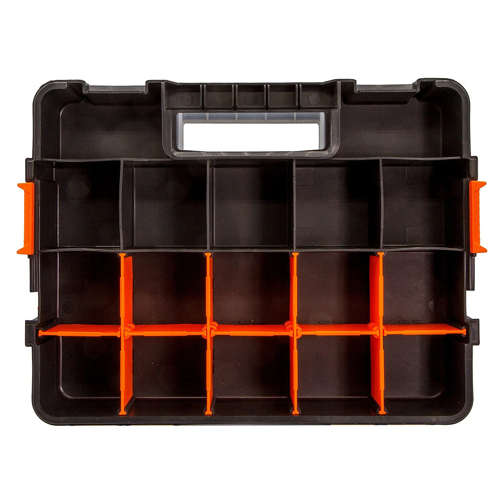 2Pc 17 Compartment Stackable Organiser with Detachable Dividers 335 x 260mm