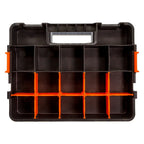 2Pc 17 Compartment Stackable Organiser with Detachable Dividers 335 x 260mm