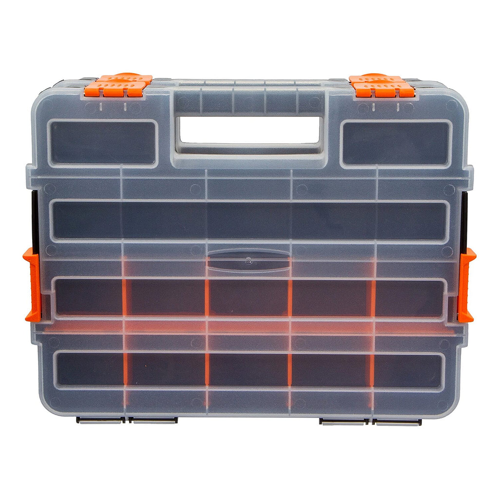 2Pc 17 Compartment Stackable Organiser with Detachable Dividers 335 x 260mm