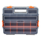 2Pc 17 Compartment Stackable Organiser with Detachable Dividers 335 x 260mm