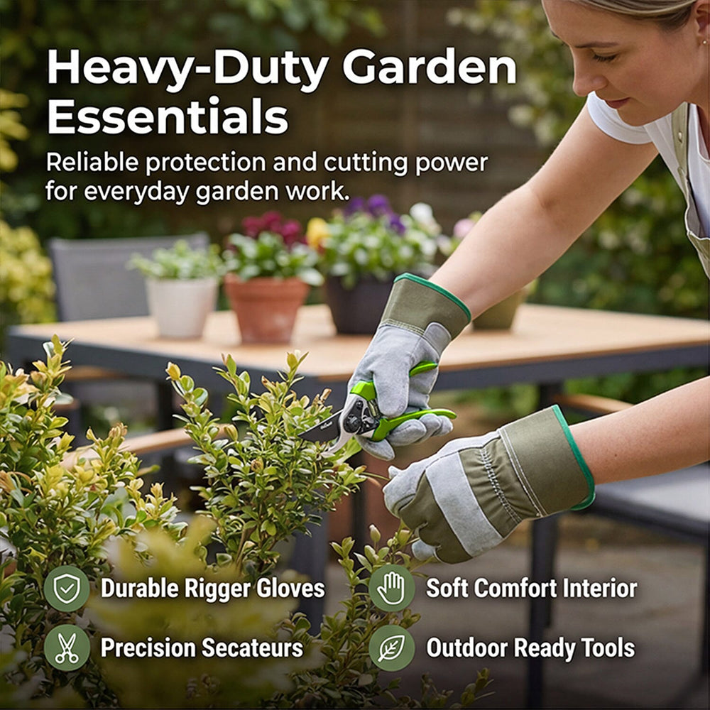 Heavy Duty Rigger Gloves - Secateur