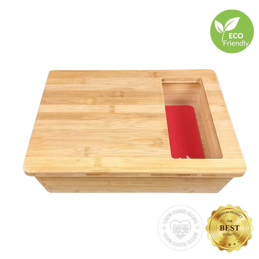 Chop Master Complete Chopping Board System with Chopping Mats - Trays