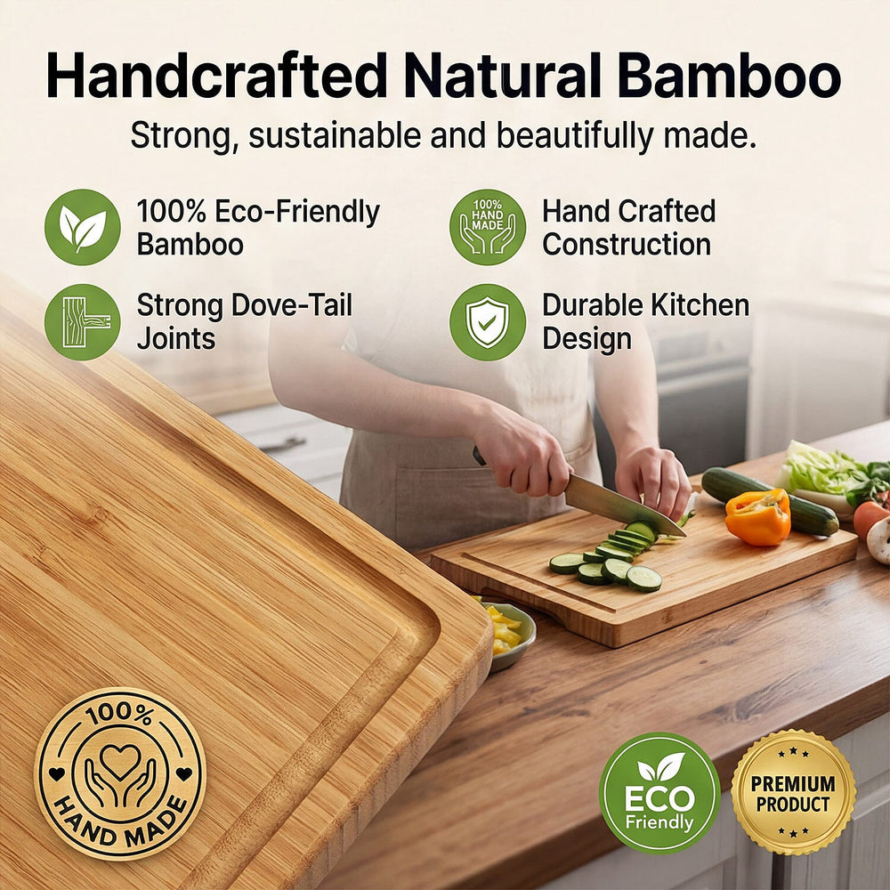 Chop Master Complete Chopping Board System with Chopping Mats - Trays