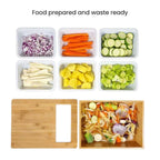 Chop Master Complete Chopping Board System with Chopping Mats - Trays