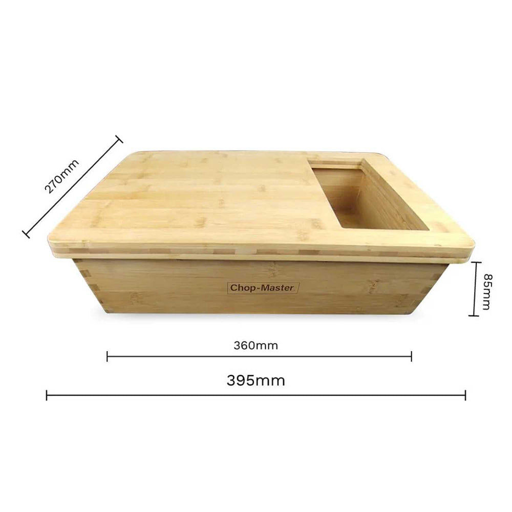 Chop Master Complete Chopping Board System with Chopping Mats - Trays