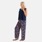 & Maisi Patterned Loungwear (Size - Large) - Navy Blue & Navy Blue_8521092_2
