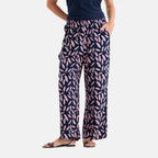& Maisi Patterned Loungwear (Size - Large) - Navy Blue & Navy Blue_8521092_5