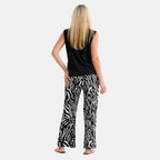 & Maisi Patterned Loungwear (Size - XL) - Black & Navy Blue_8521120_1