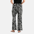 & Maisi Patterned Loungwear (Size - XL) - Black & Navy Blue_8521120_6