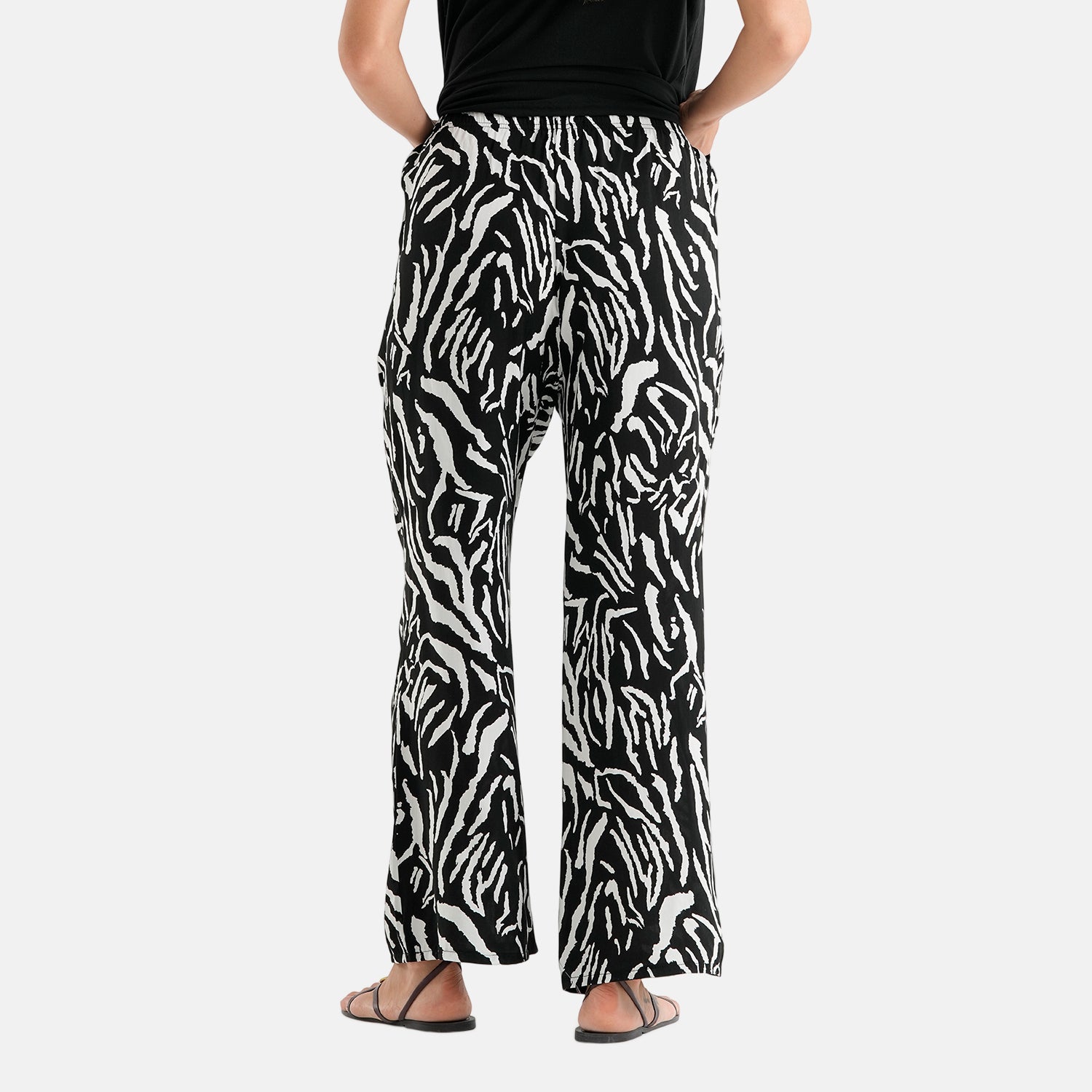 & Maisi Patterned Loungwear (Size - XL) - Black & Navy Blue_8521120_6