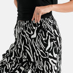 & Maisi Patterned Loungwear (Size - XL) - Black & Navy Blue_8521120_8