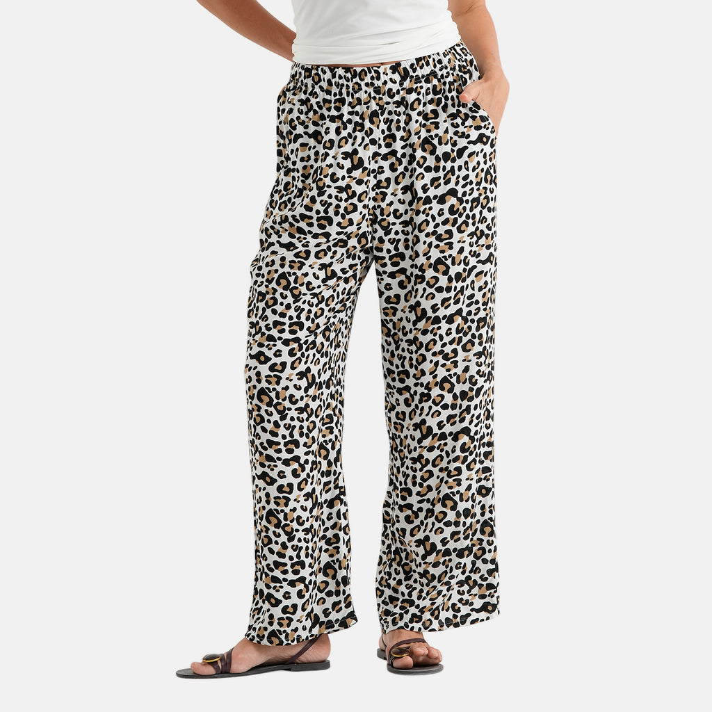 & Maisi Patterned Loungwear (Size - Large) - White & Navy Blue_8521122_5