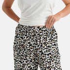 & Maisi Patterned Loungwear (Size - Large) - White & Navy Blue_8521122_8