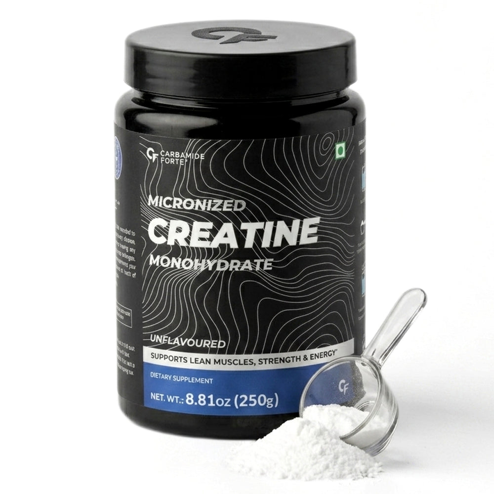 "CARBAMIDE FORTE MICRONISED CREATINE MONOHYDRATE POWDER 83 SERVINGS – 250g/ 8.8oz"_8523784