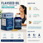 Carbamide Forte Cold Pressed Flaxseed Oil 1000mg Capsule_8523786_3