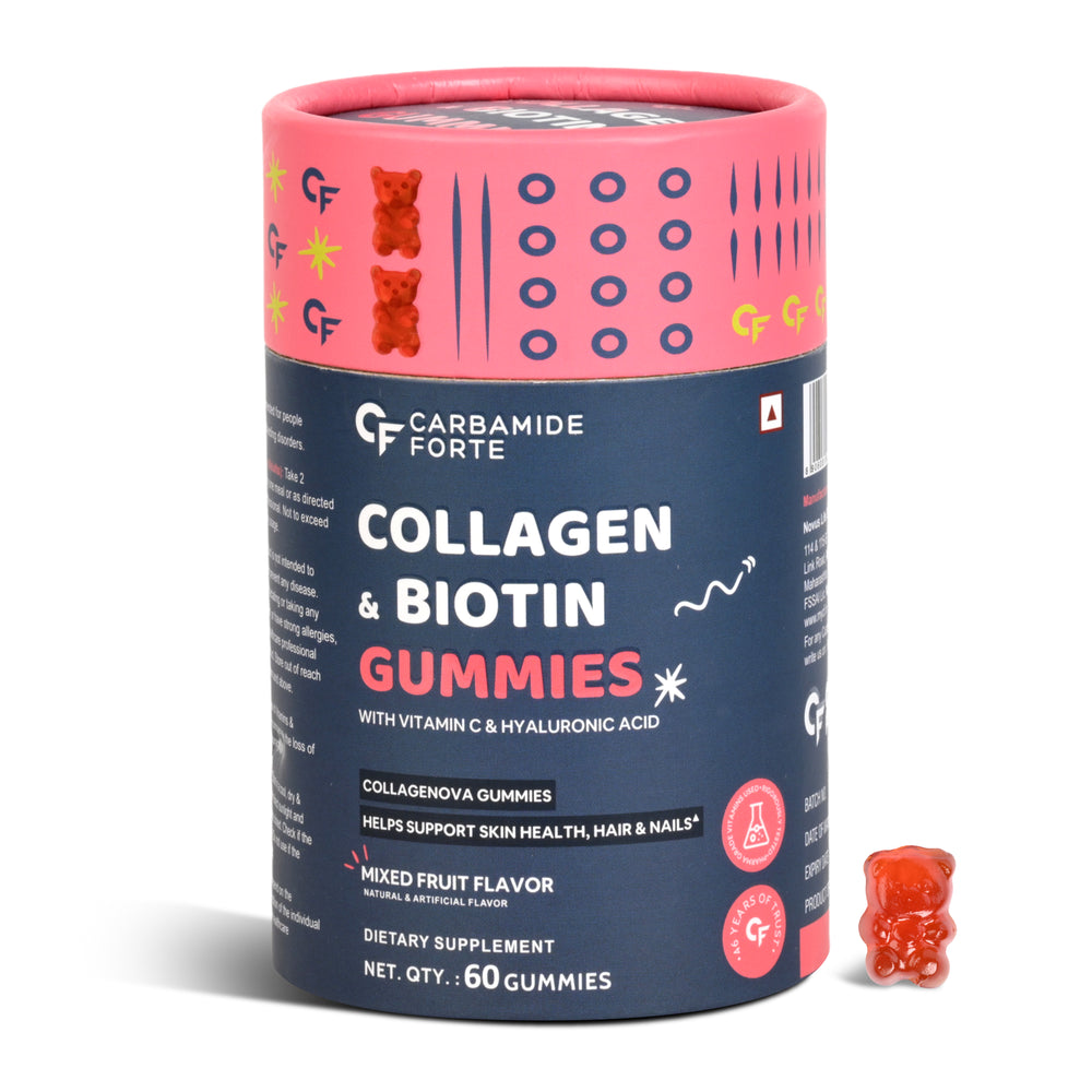 "CARBAMIDE FORTE COLLAGEN BIOTIN GUMMIES - MIXED FRUIT 60 gummies "_8523788