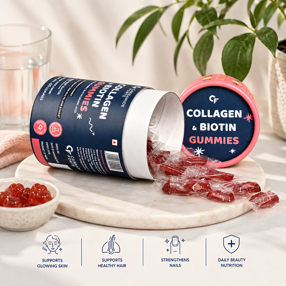 "CARBAMIDE FORTE COLLAGEN BIOTIN GUMMIES - MIXED FRUIT 60 gummies "_8523788_4