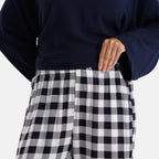 & Maisi Patterned Loungwear (Size - Large) - White Blue_8524037_4