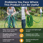 Latham - Hall 100Ft Expanding Hose Pipe - Green