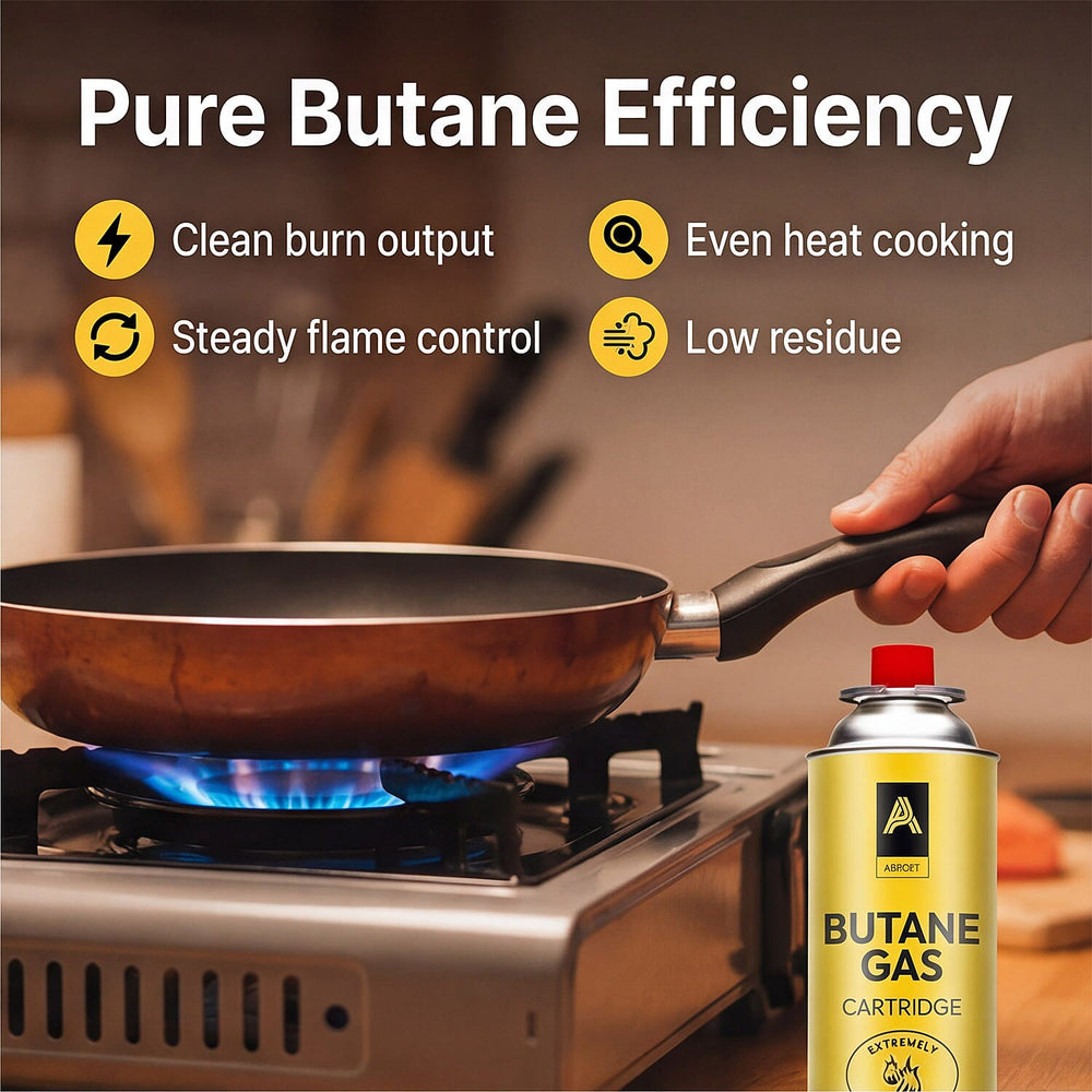 Pack of 4 Butane Gas
