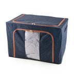Bliss & Beyond Set of 2 - Storage Boxes Set with Vacuum Compression Storage Bags - Blue & Rose_8527503_1