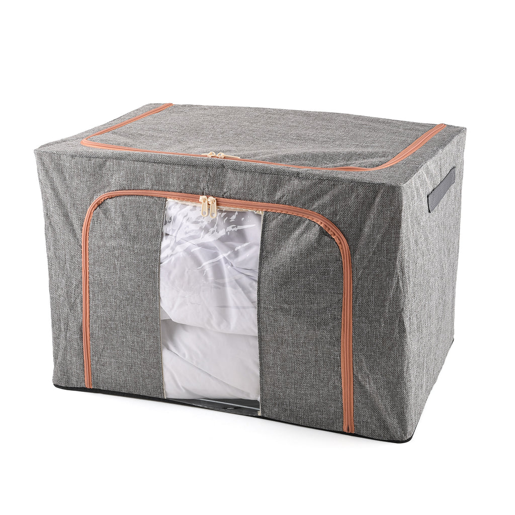 Bliss & Beyond Set of 2 - Storage Boxes Set with Vacuum Compression Storage Bags - Pink_8527800_1