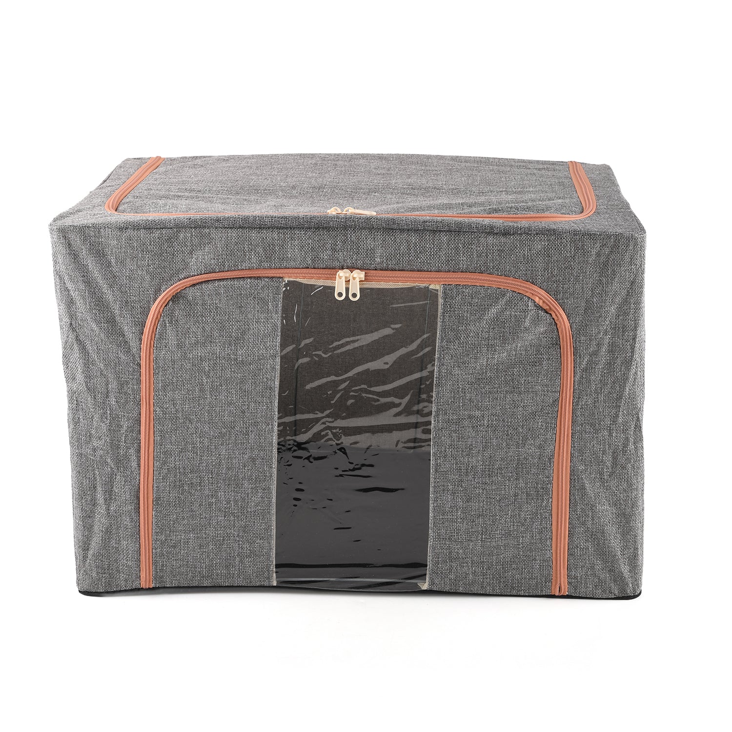Bliss & Beyond Set of 2 - Storage Boxes Set with Vacuum Compression Storage Bags - Pink_8527800_2