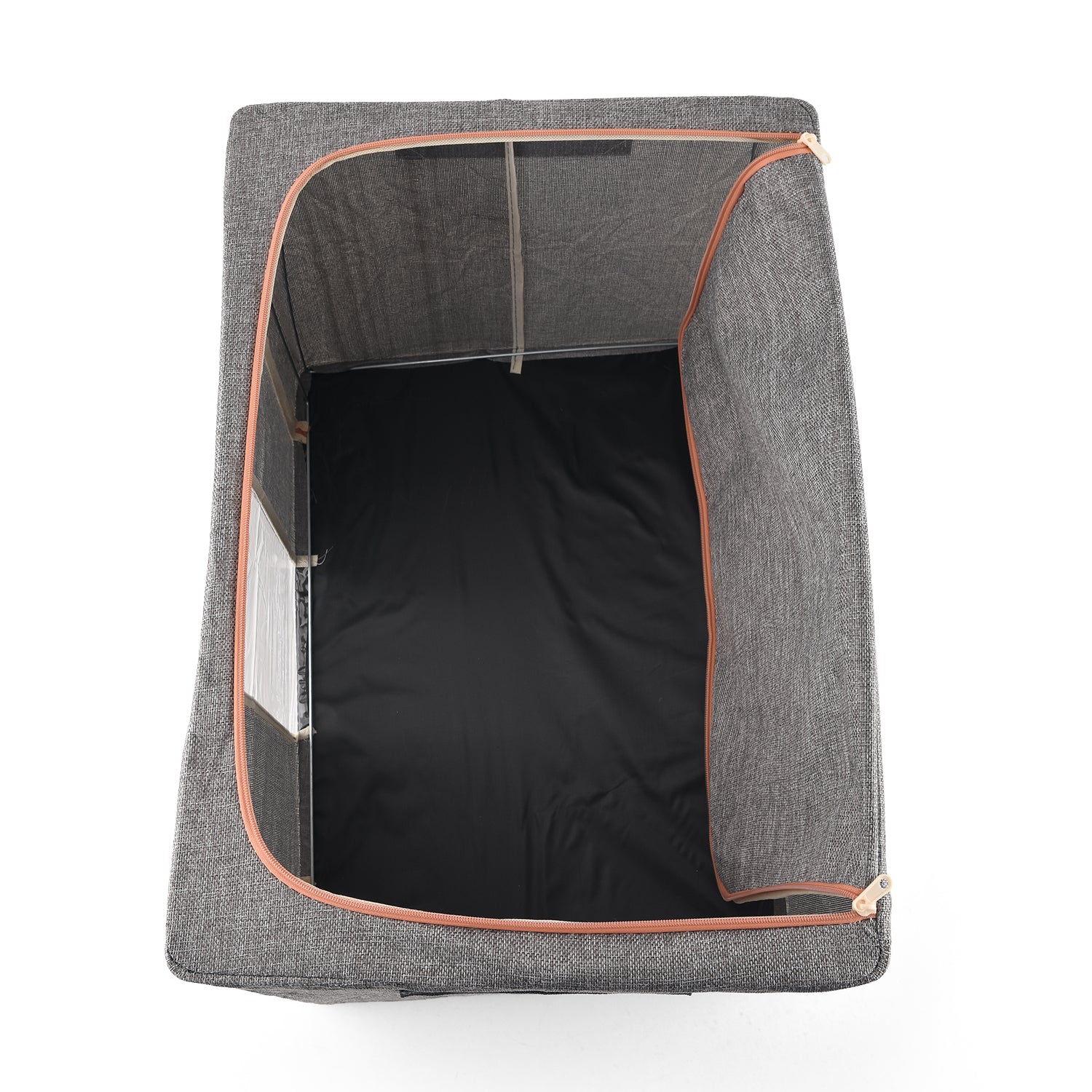Bliss & Beyond Set of 2 - Storage Boxes Set with Vacuum Compression Storage Bags - Pink_8527800_4