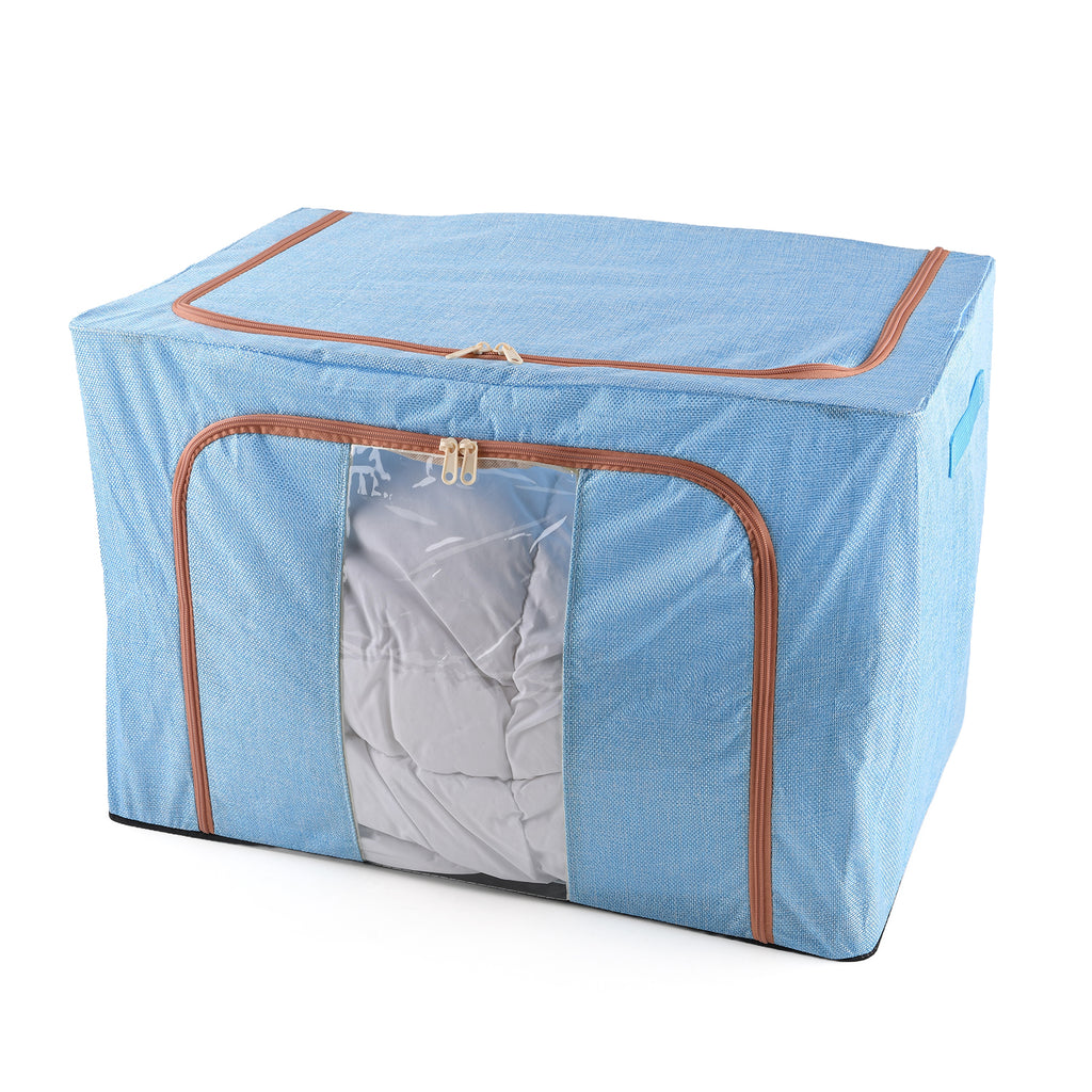 Bliss & Beyond Wardrobe Storage Box (60x42x40 cm) - Light Blue_8527859