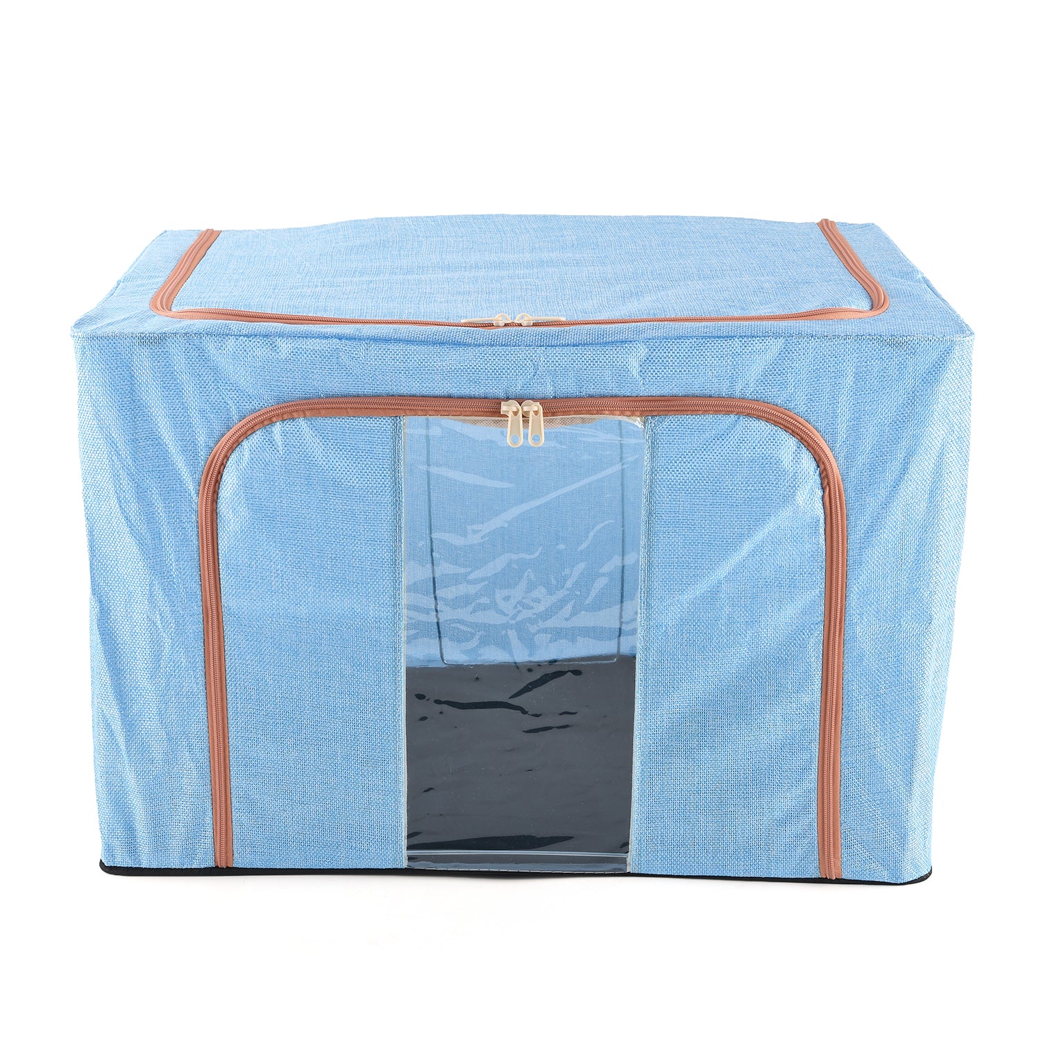 Bliss & Beyond Wardrobe Storage Box (60x42x40 cm) - Light Blue_8527859_1