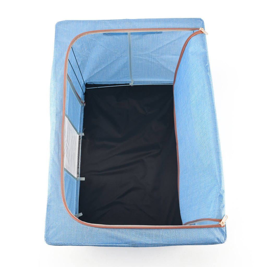Bliss & Beyond Wardrobe Storage Box (60x42x40 cm) - Light Blue_8527859_3