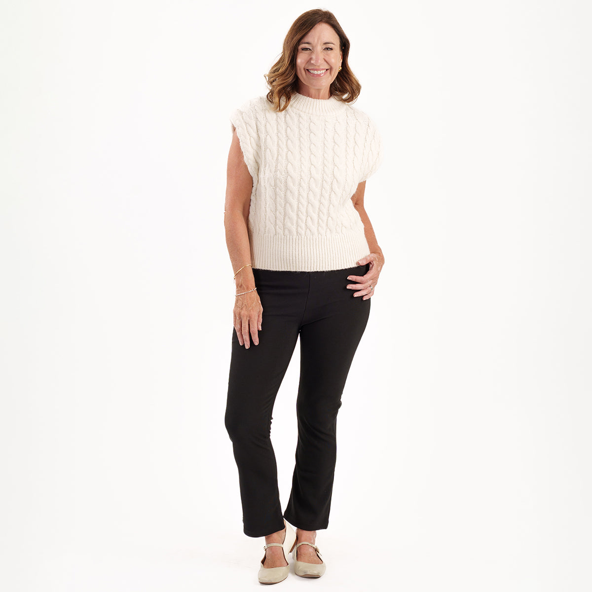 Closeout Deal Acrylic Jumper (Size - Large) - Cream_8536292_1