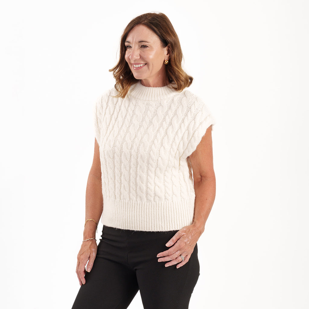 Closeout Deal Acrylic Jumper (Size - Large) - Cream_8536292_2