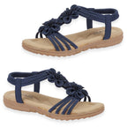 Jo & Joe Ladies Sandal (Size - 4) - Navy_8536683