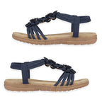 Jo & Joe Ladies Sandal (Size - 4) - Navy_8536683_1