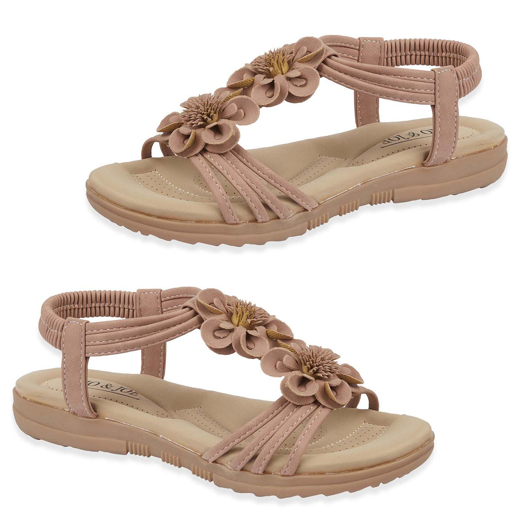 Jo & Joe Ladies Sandal (Size - 8) - Pink_8536693